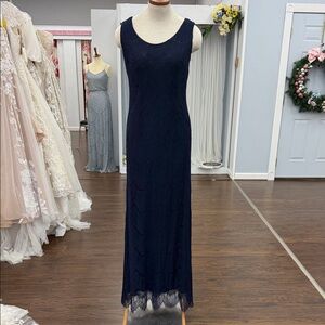 Jasmine Navy Blue Maxi Dress